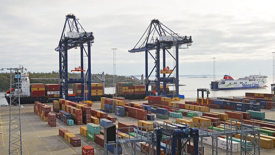 Overview of Stockholm Norvik Port