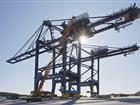The two cranes at Stockholm Norvik Port