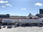 Two trucks by the bunkering station