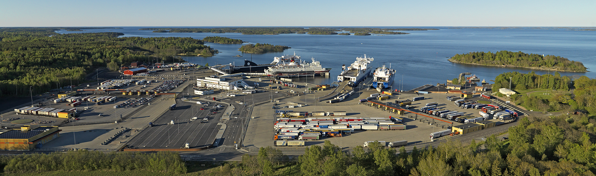 Aerial photo of Port of Kapellskär